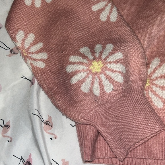 Franki by Francesca Pink Daisy Sweater - 10 - Picture 2 of 4